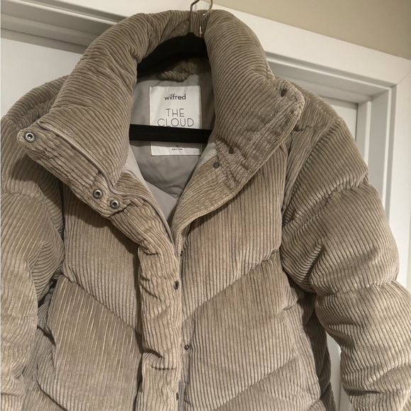 Aritzia Corduroy Down Puffer Jacket - Picture 3 of 16